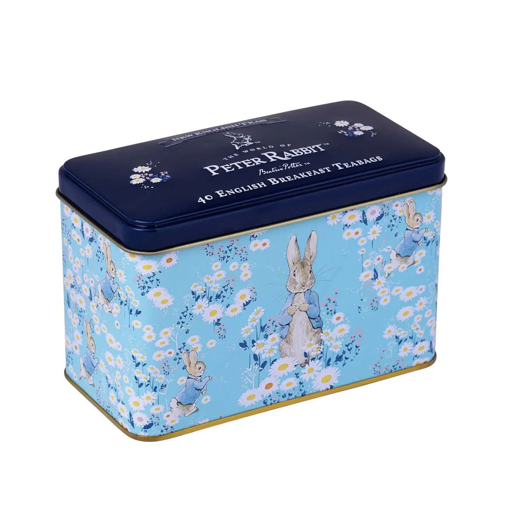 New English Teas Набор чая в пакетиках Beatrix Potter Daisies Tea Tin & Caddy Set, 192шт