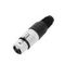 Adam Hall K3CXF3 - разъем XLR, Female, 3-pole, серебристый/черный