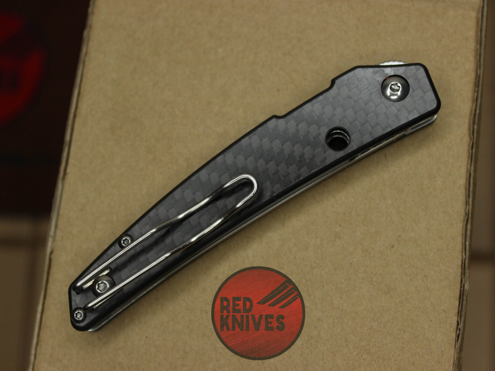 Нож Spyderco Ikuchi - рукоять карбон, клинок сатин
