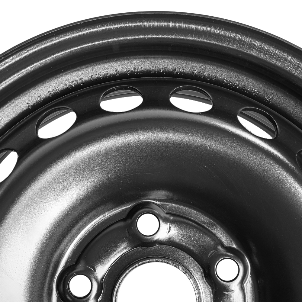 Диск штампованный R15 6J 5x112/57.1 ET47 GANZ Black GRN15072