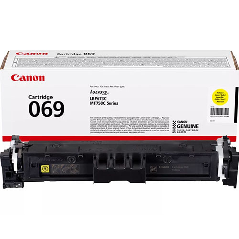 Тонер-картридж Canon 069Y желтый 5091c002 Тонер-картридж Canon 069Y желтый 5091c002