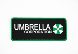 Шеврон Umbrella Corporation лента PVC 12 см. Зелёный