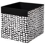 Коробка IKEA DRONA (ДРЁНА), Черно-белый, 33х38х33 см