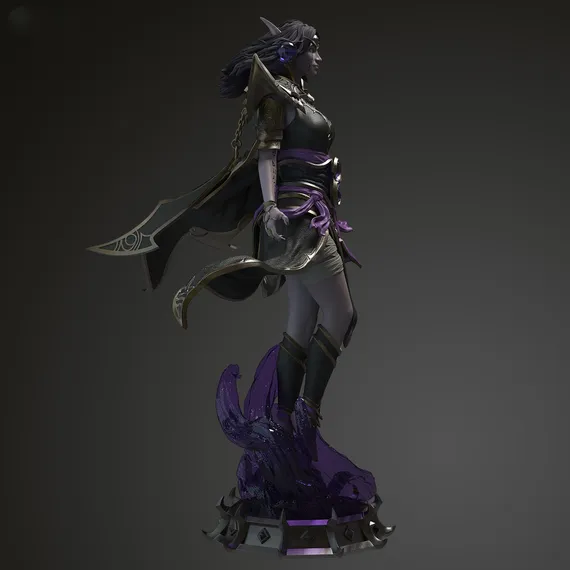 Xal'Atath Purple Flame - World of Warcraft