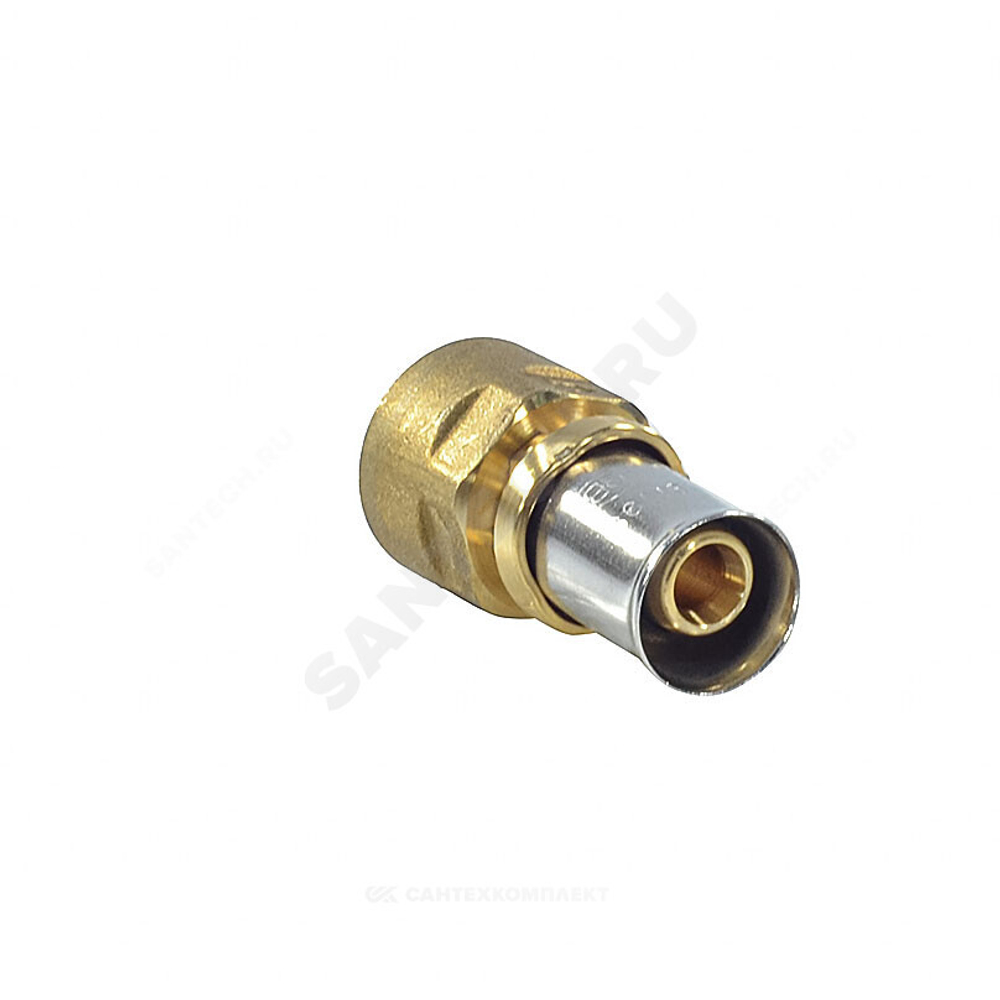 Муфта для МП/PE-X труб латунь пресс Дн 20х1/2" ВР RM109 Giacomini RM109Y037
