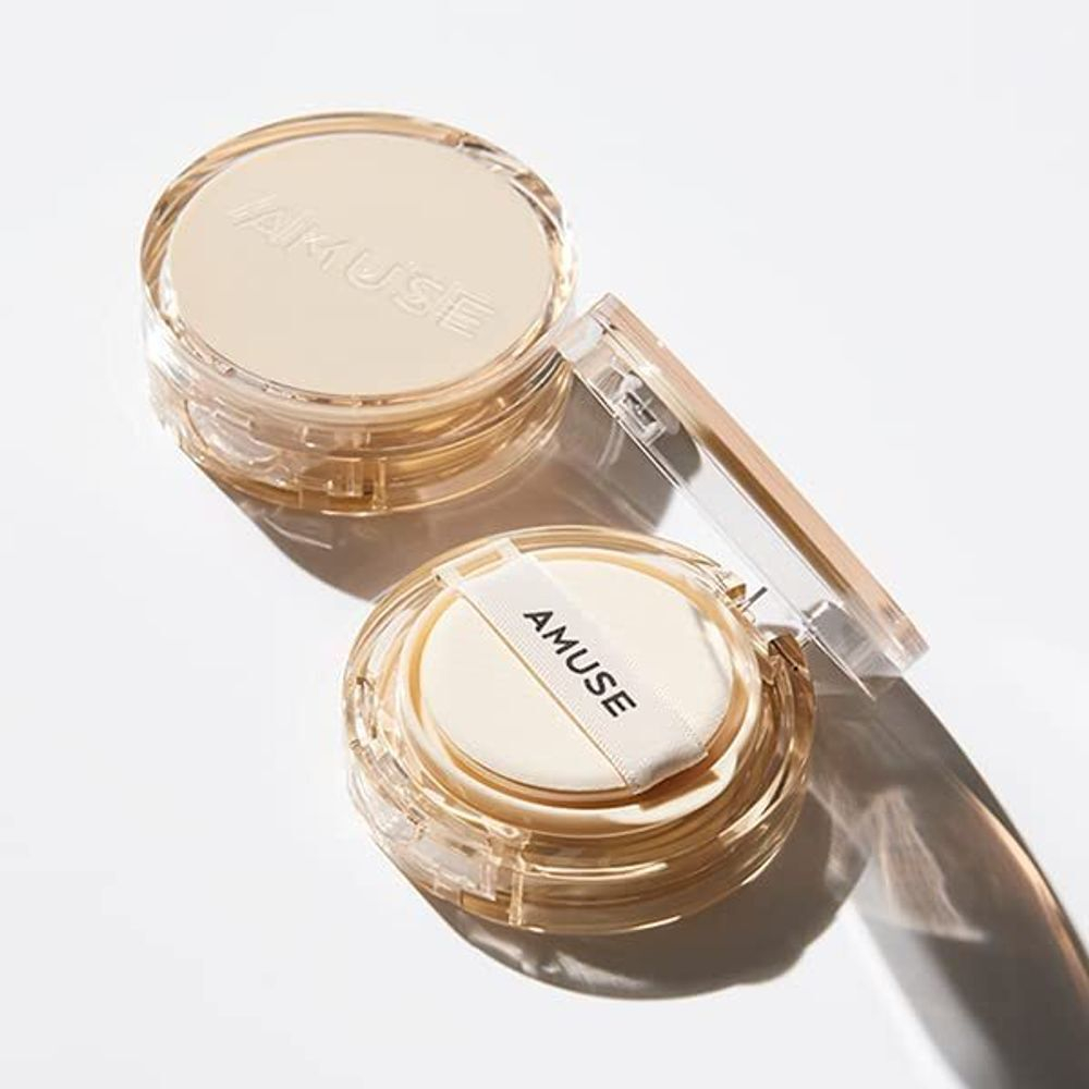 Amuse Dew Jelly Vegan Cushion 1,5 Clear SPF38/PA+++ Кушон 1,5 увлажняющий с влажным финишем