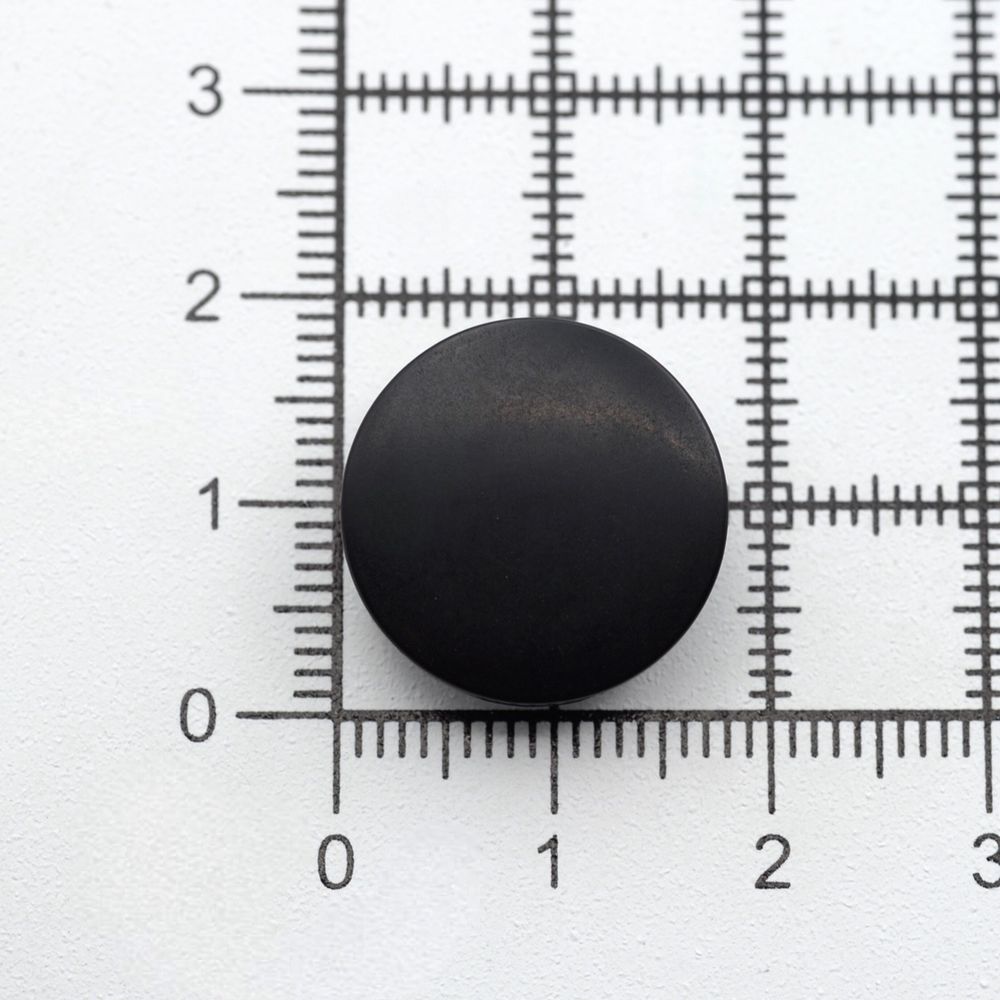 Пуговицы на ножке 28L=18 мм, (Black (черный)), 48 шт, S090170