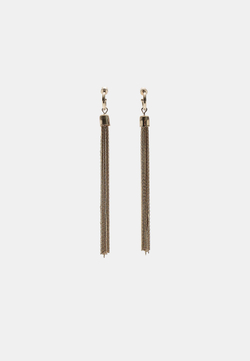 STRADIVARIUS Металлические серьги, золотой
