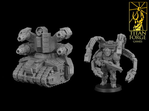 Armies of the Imperium Thunderfire Cannon миниатюра для dnd, днд, pathfinder, фентези, Настольная игра, НРИ, Варгейм, РПГ