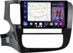 Магнитола для Mitsubishi Outlander 3 2012-2022 (овальный климат) - FarCar S500-TS20 монитор 9.5" 2K QLED на Android 14, Быстрейшая, CarPlay, 4G SIM-слот