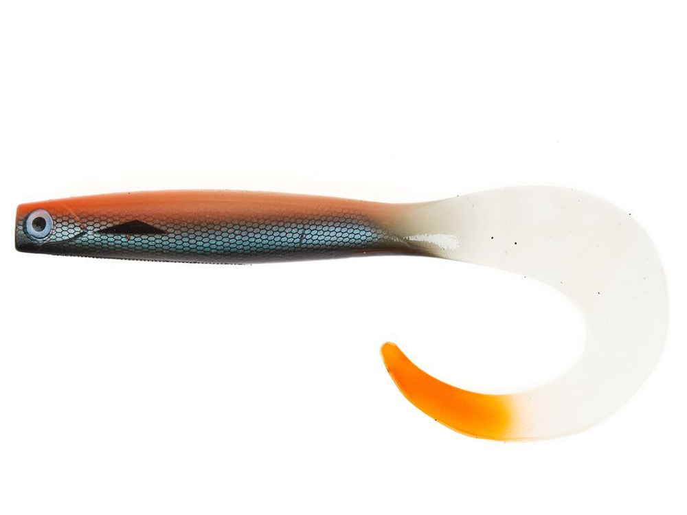 Виброхвост LJ 3D Series Kubira Fire Tail 9" (22,8 см), цвет PG40, 1 шт.