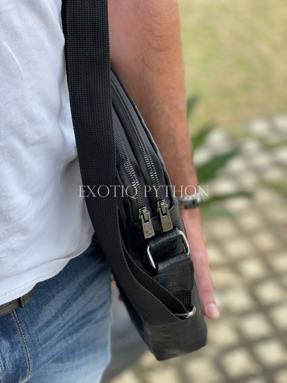 Мужская сумка из кожи крокодила BG-377