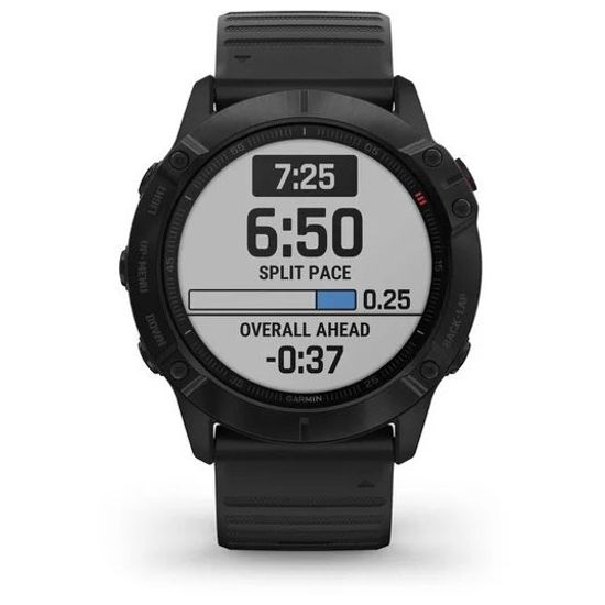 Мультиспортивные часы Garmin Fenix 6X Pro - черные с черным ремешком 010-02157-01