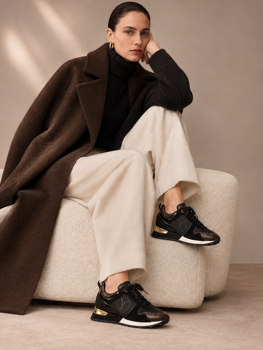 Комбинированные кроссовки Louis Vuitton, 37