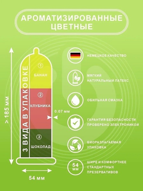 Презервативы ON MIX pack 15шт