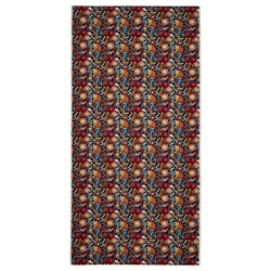 IKEA BLÅRAPUNKEL (ИКЕА БЛОРАПУНКЕЛ) — Ткань с отделкой, разноцветная, 150x300 см