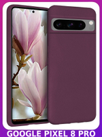Мягкий Soft Touch чехол из силикона для GOOGLE PIXEL 8 PRO с бархатной подкладкой