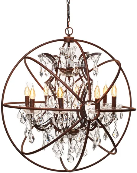 Подвесная люстра Foucaults Orb Crystal LOFT1897/8 Loft It