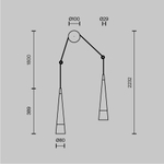 Настенный светодиодный светильник Maytoni Sintesi P090WL-L24CH3K