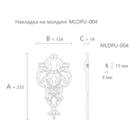 Вставка к молдингу MLDPU-4-1.1