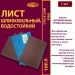 Лист 170х240 P220