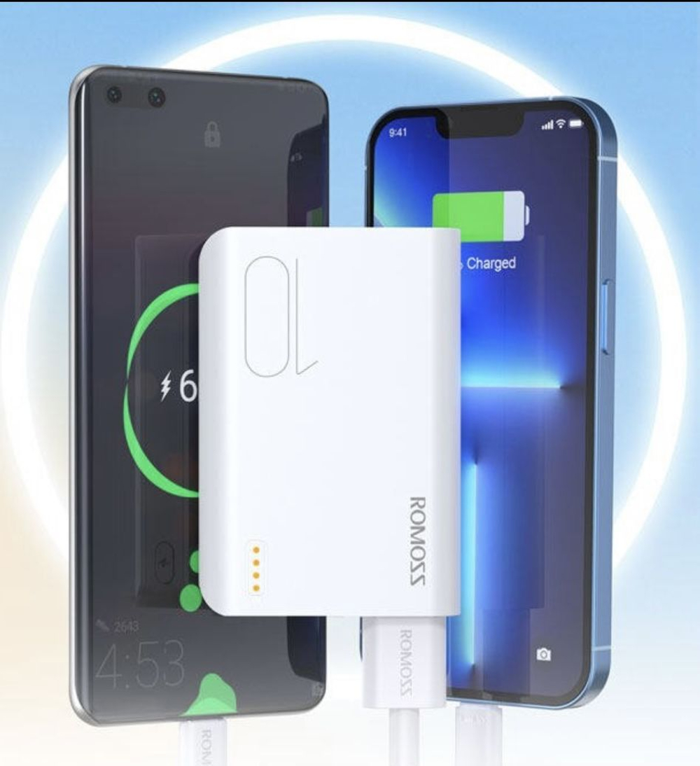 Power Bank внешний аккумулятор повербанк 10000 мАч 22,5W PD 20W ROMOSS