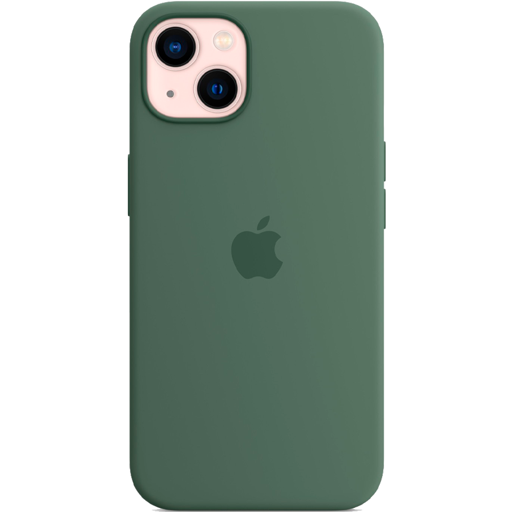 Силиконовый чехол с поддержкой MagSafe Apple Silicone Case для iPhone 13, Eucalyptus (Эвкалипт)