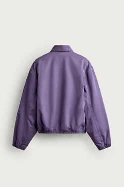 ZARA - FRUIT OF THE LOOM™ ХЛОПКОВАЯ КУРТКА С ВЫШИВКОЙ, СИРЕНЕВЫЙ