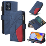 Дизайнерский чехол-книжка из кожи для REALME 9 PRO PLUS / REALME 9 4G (3521) с кошельком, 5 слотами для карт и подставкой