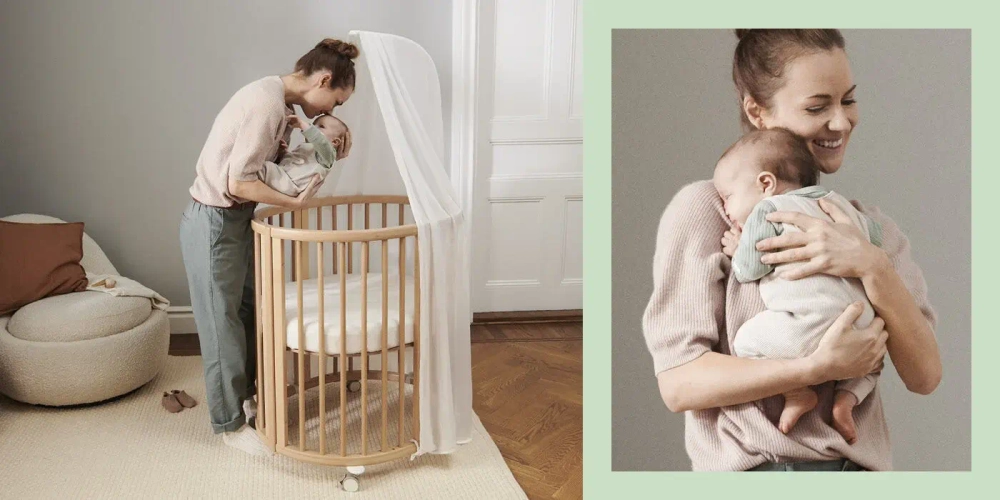 Кроватка STOKKE Sleepi Mini V3 (Hazy grey)