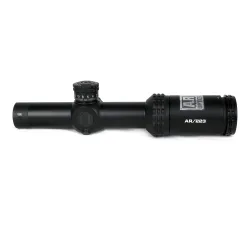 Оптический прицел Bushnell AR OPTICS 1-4x24 (AR91424) - вид сбоку, черный корпус и маховик