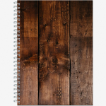 Блокнот-скетчбук SKETCHBOOK А5 с жесткой обложкой 60л. "Wooden"