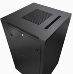 Шкаф напольный 19", 22U Cabeus SH-05C-22U60/80-BK