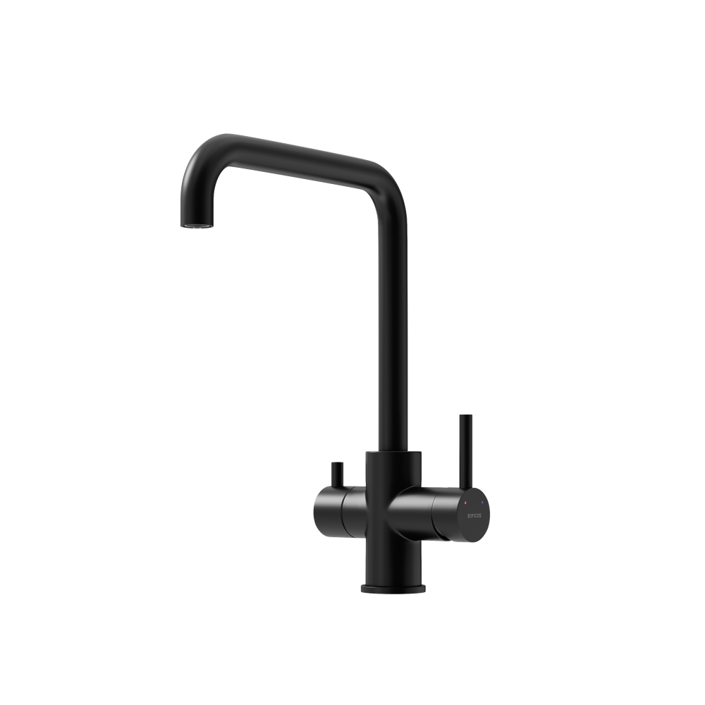 Смеситель для кухни Sancos Vela с краном для фильтра, черный матовый, SC4013MB, арт. SC4013MB