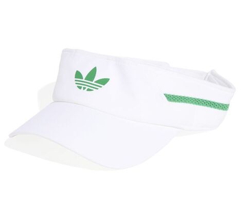 Козырек теннисный Adidas Original Climacool Tennis Visor - белый/зеленый