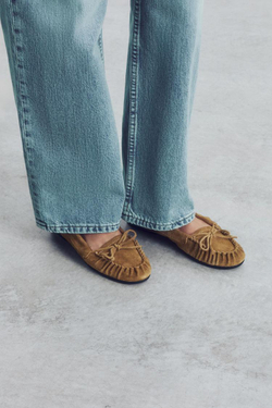 ZARA ЗАМШЕВЫЕ ЛОФЕРЫ СО СБОРКАМИ И БАНТОМ, ОЛИВКОВО-ЗЕЛЕНЫЙ