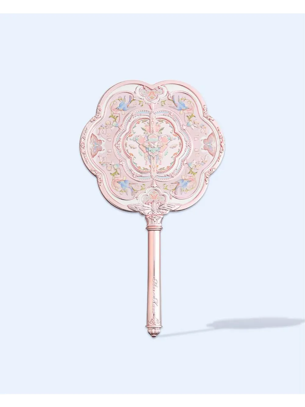 Ручное зеркало Flower Knows Butterfly Cloud Collar Hand Mirror - Lotus Pink