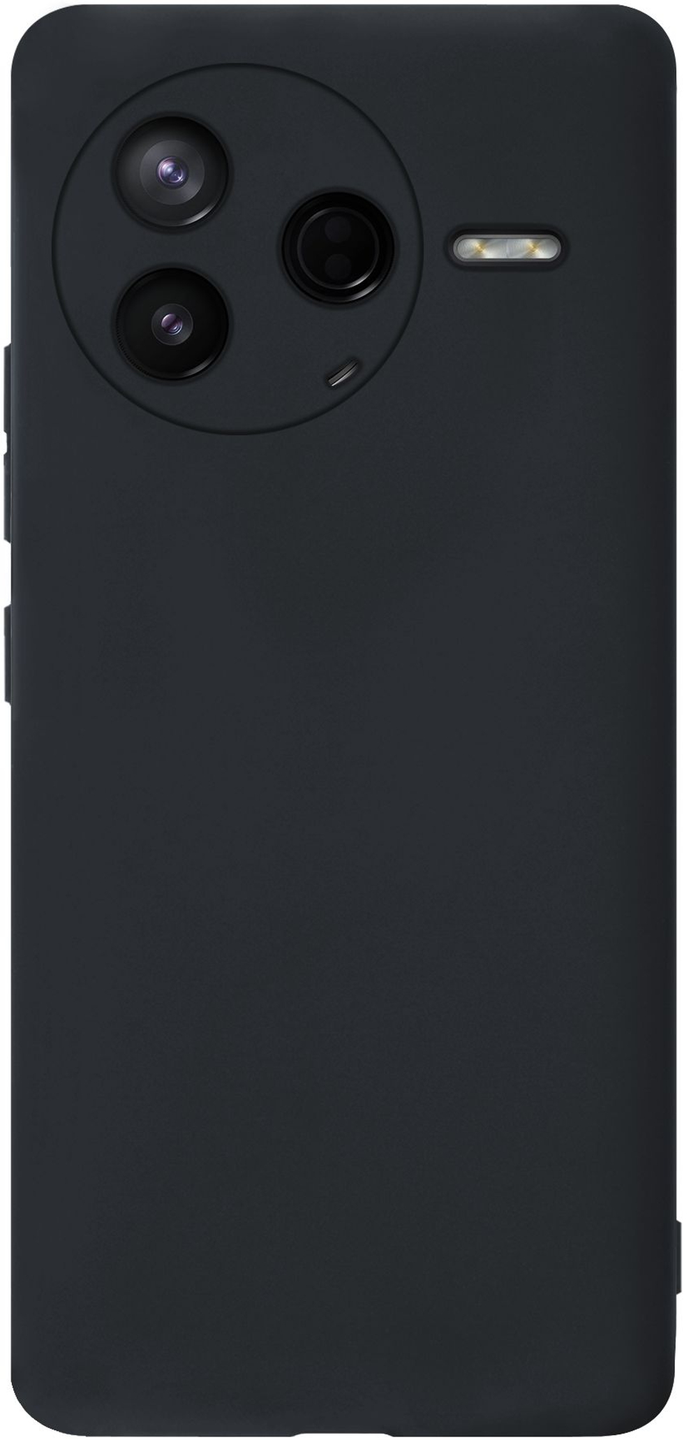 Мягкий Soft Touch чехол из силикона для XIAOMI POCO F7 PRO с бархатной подкладкой