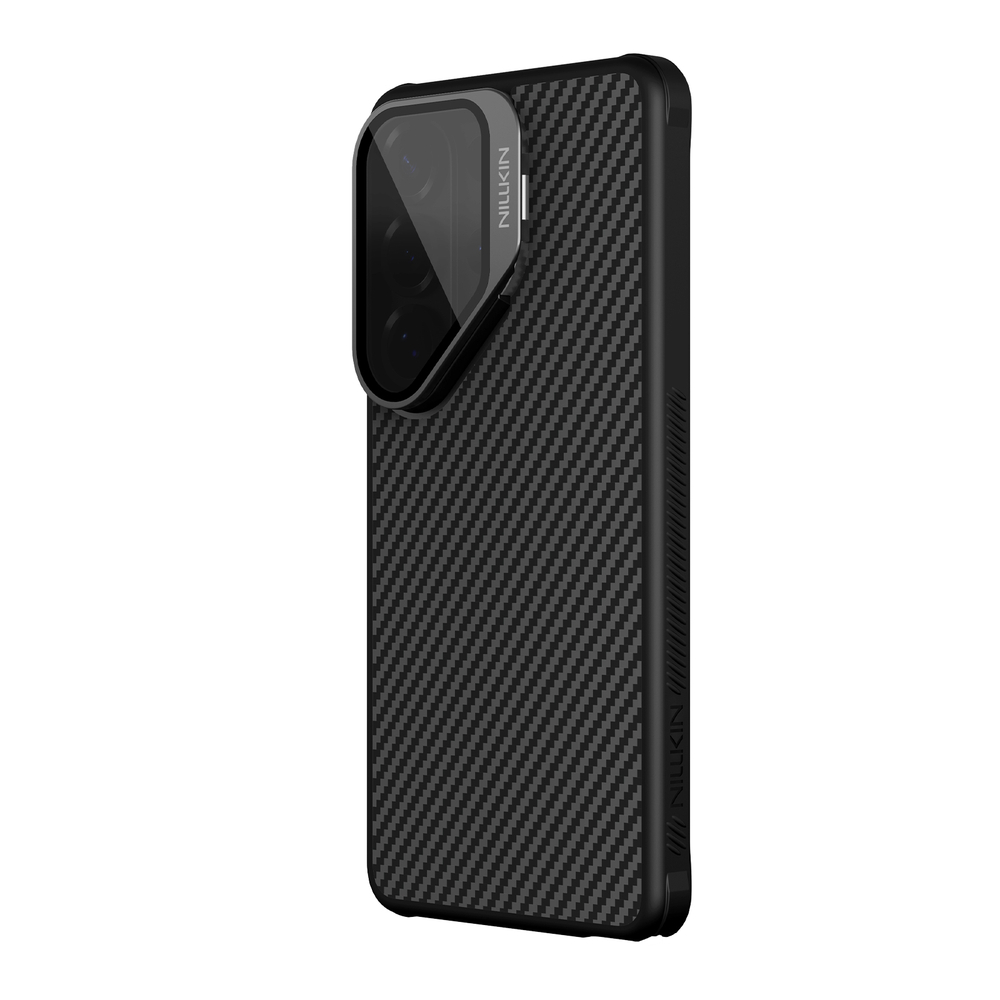 Чехол из карбона с MagSafe для смартфона Samsung Galaxy S26 Ultra, серия CarboProp Magnetic (версия с тонированной крышкой) от Nillkin