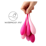 Набор из 6 розовых вагинальных шариков Feelz Toys Femme Fit Pelvic Muscle Training Set