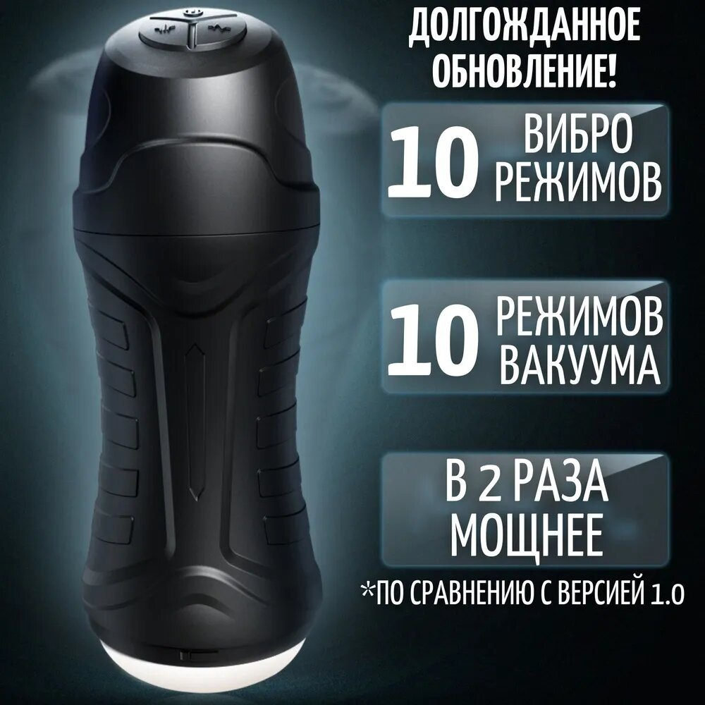 Мастурбатор мужской реалистичная вагина автоматический 3 в 1