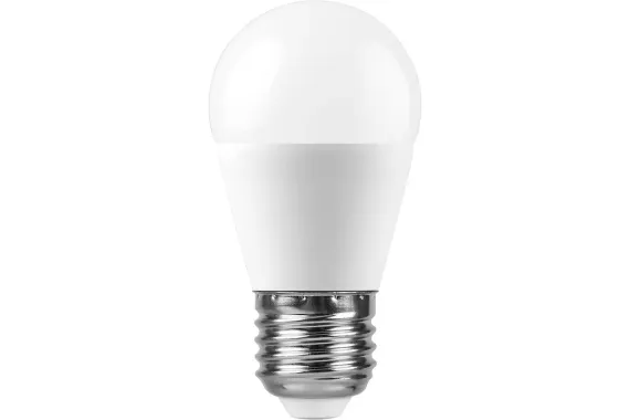 Лампа светодиодная Feron LB-950 220V G45 Е27 13W 4000K шар 42553