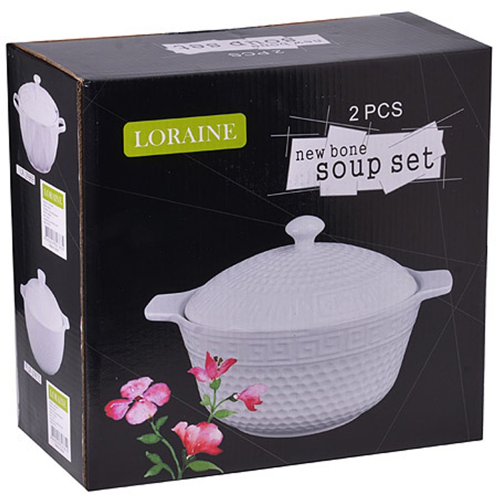 Супница Loraine 30306 фарфор 2600 мл