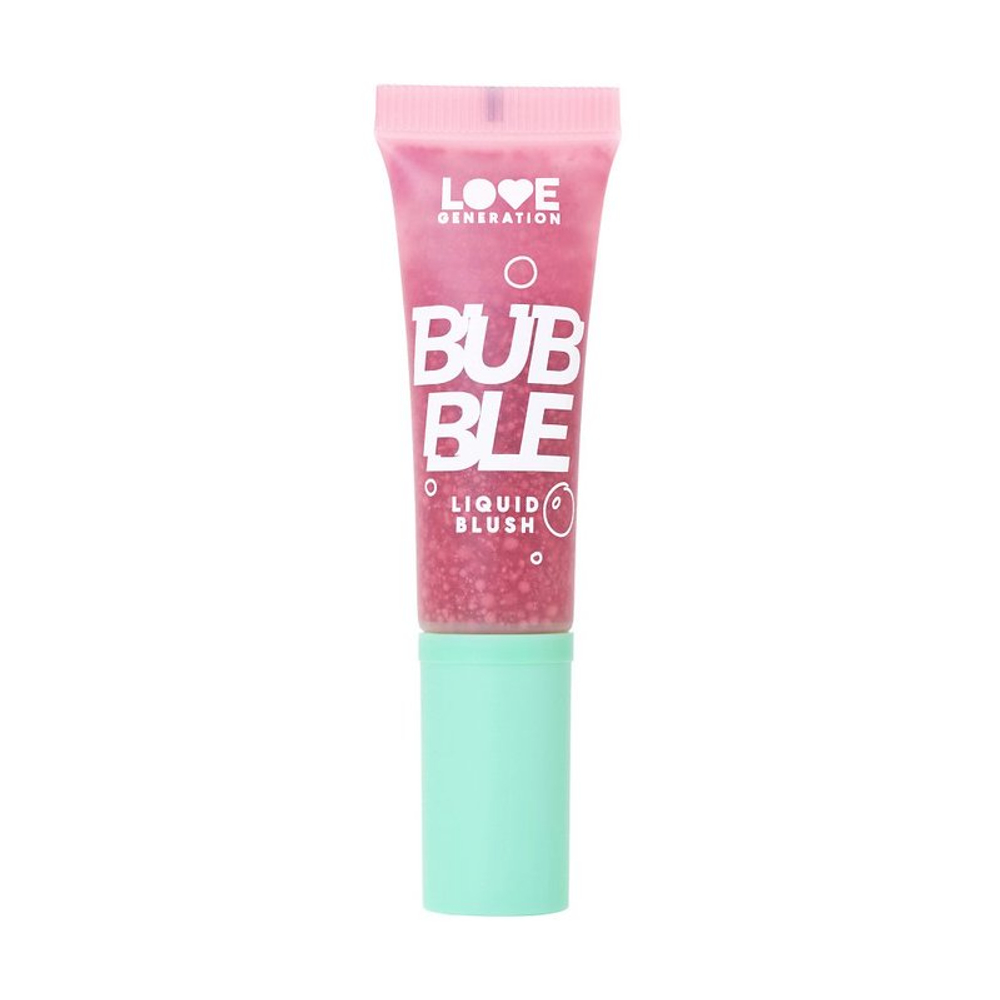 Love Generation / 352747 / Румяна жидкие "Bubble" тон 01, розово-красный