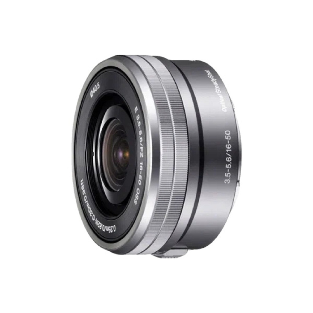 Объектив Sony 16-50mm f/3,5-5,6, SELP1650, автоматическая фокусировка, серебристый