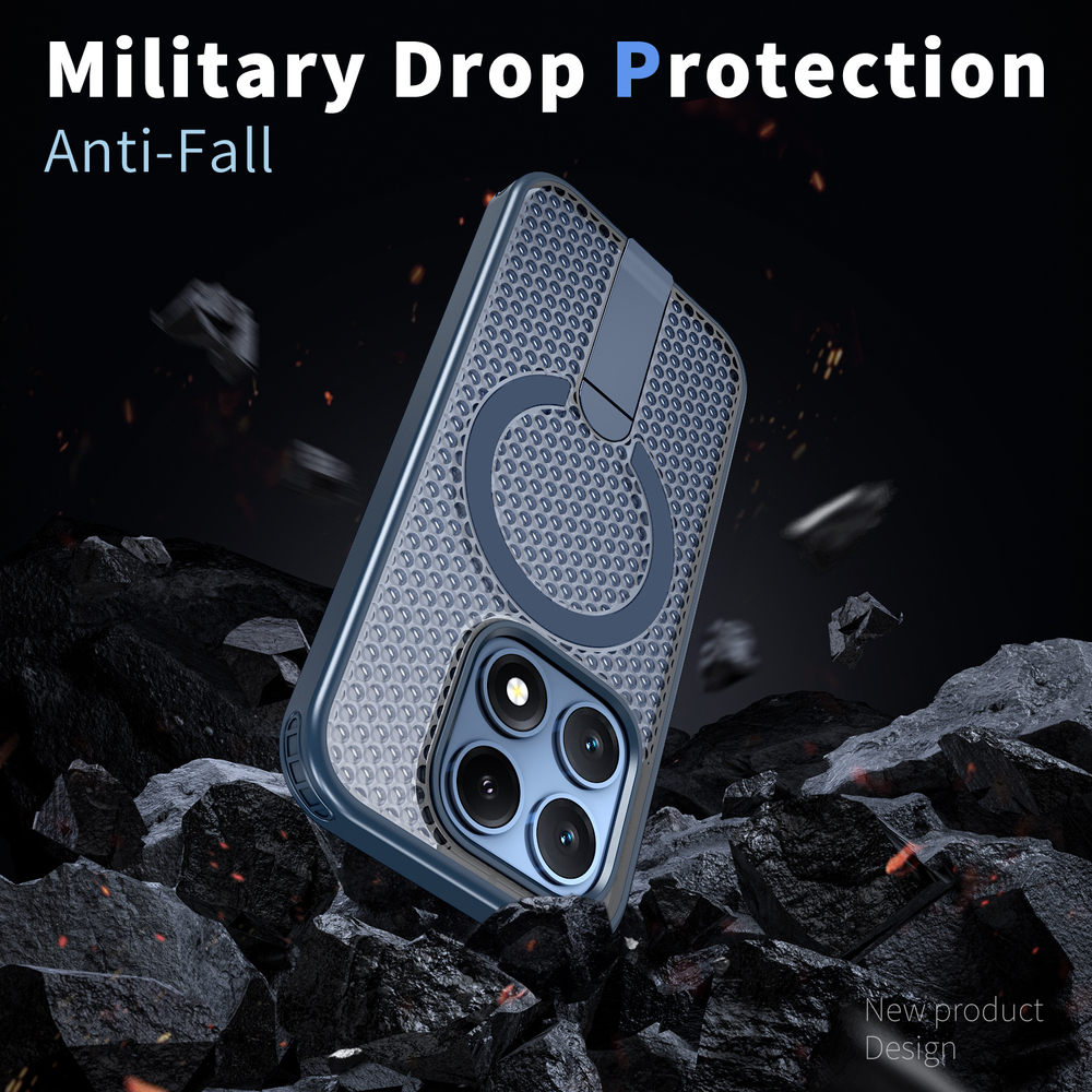 Прозрачный чехол Mesh Pro Magnetic Case для Xiaomi 17