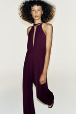 ДЛИННЫЙ КОМБИНЕЗОН С КОЛЬЕ — ZARA