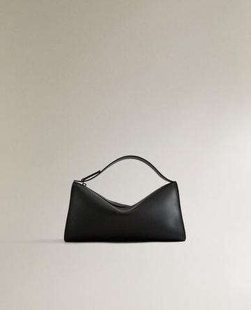 ZARA HOME МИНИ-КОЖАНАЯ СУМКА, ЧЕРНЫЙ