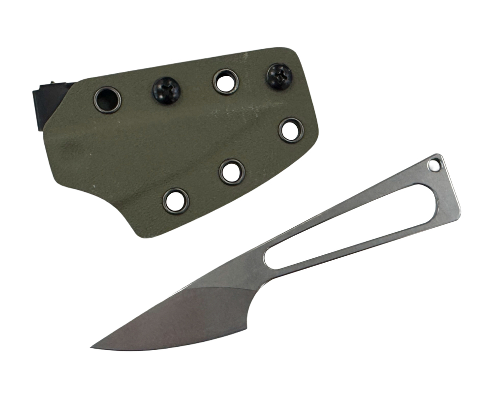 Скелетный нож Daggerr Sharx 2.0, сталь 8Cr13MOV, ножны Olive kydex, SHXOL