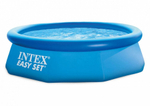 Надувной бассейн 244х76 см Intex 28110, круглый семейный бассейн Easy Set 2419 л